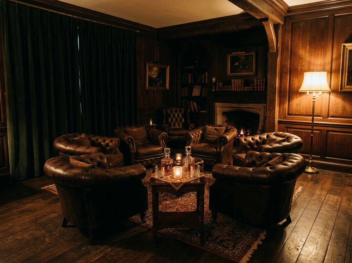An intimate private society salon