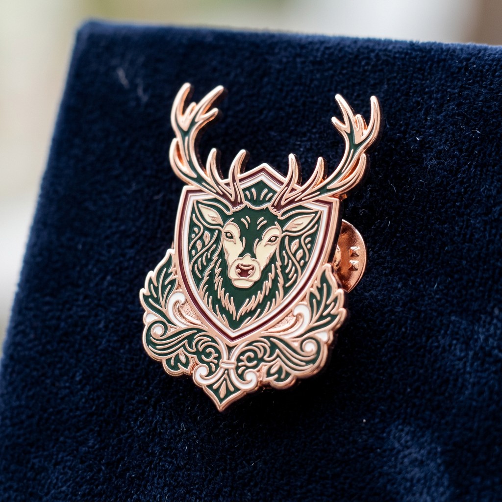 Crest Enamel Pin